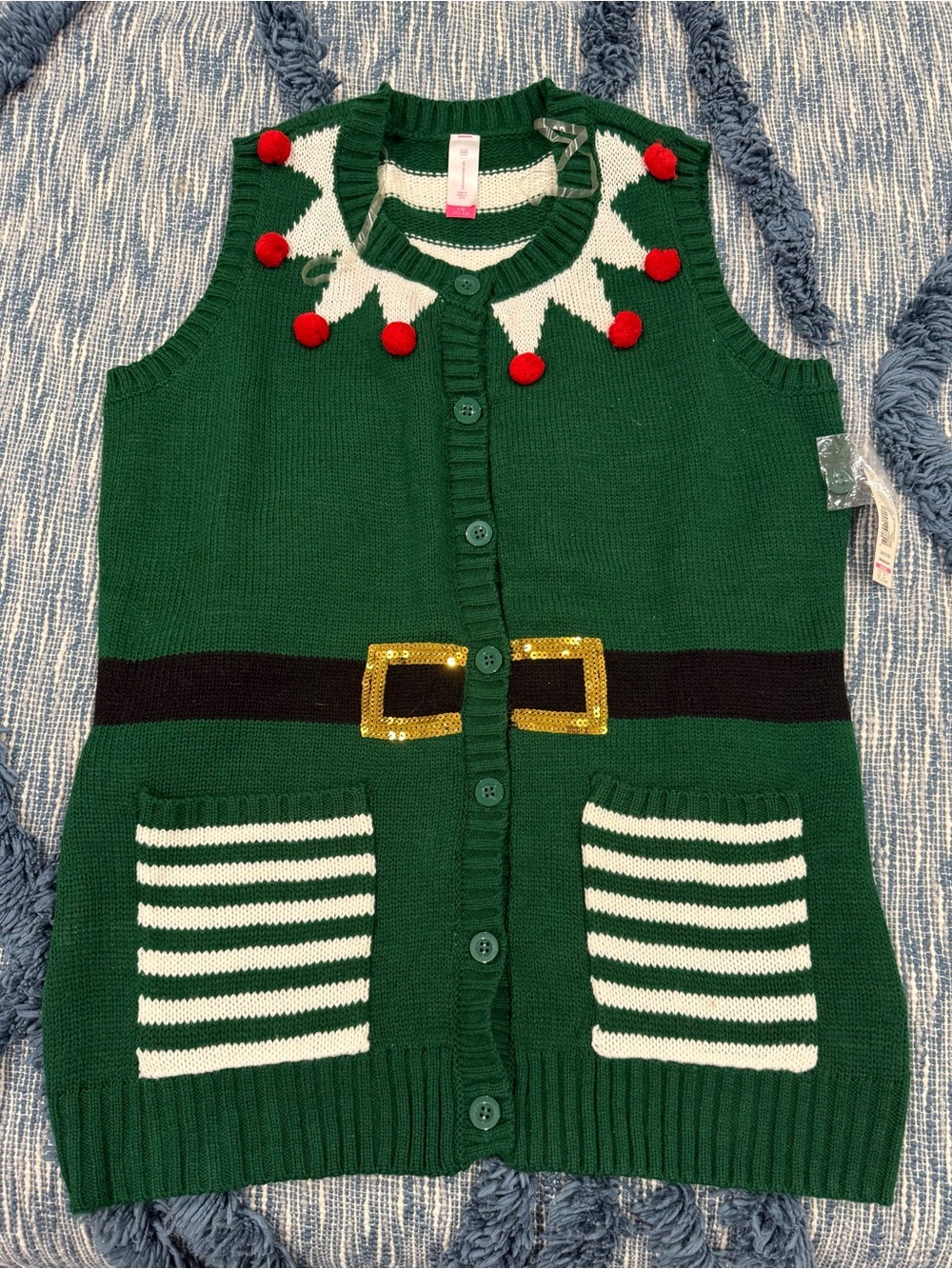 Festive Elf Holiday Vest